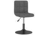 Syfax™ Sgabello Da Bar Girevole Grigio Scuro In Velluto