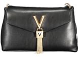 Versatile Borsa A Tracolla Nera Da Donna Con Dettagli A Contrasto