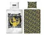 Set Di Biancheria Da Letto Reversibile - Fortnite - Banana - Microfibra - 1 Copripiumino 140 X 200 Cm + 1 Federa 63 X 63 Cm