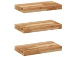 Syfax™ Mensole Da Parete 3 Pz 60X20X4 Cm Legno Acacia Rifinito A Olio