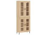 Syfax™ Credenza Rovere Sonoma 69,5X34X180 Cm In Legno Multistrato