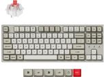 Keychron C1 Pro 8K Qmk Tastiera Meccanica Usb, Programmabile, Layout Qwerty, Interruttore Rgb / Super Red