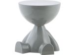 Howhomely | Comodino - Tavolino - Grigio - 36 X 36 X 41 Cm - Tavolino Da Divano - In Plastica - Moderno