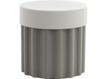 Howhomely | Tavolino - Comodino - 36 X 36 X 37 Cm - Grigio - Tavolino Da Divano - In Plastica - Minimalista E Moderno