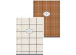 Shkolyaryk Quaderno A Spirale Di Design A4+, 80 Fogli, Quadrato, Motivi Misti, 104021003