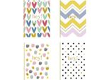 Quaderno A Spirale B5 "Hey"", 80 Fogli, Quadrato, Mix Di Motivi, 107022004"