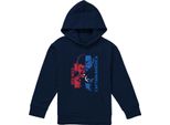 Capitan America - Felpa Con Cappuccio Per Bambini, Pullover TV23025 (128) (Navy)
