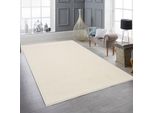 Tappeto Crema A Tinta Unita Moderno Morbido Luminoso Accogliente Dimensioni - 160 X 230 Cm