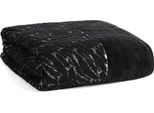 Eurofirany | Asciugamano - Asciugamano Da Bagno - Nero - 70 X 140 Cm - Morbido - Cotone