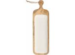 Giftdecor | Tagliere - Tagliere Da Cucina - 50 X 14 Cm - Marrone - Legno Di Mango - Con Superficie Bianca