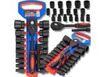 Forsage Set Di Chiavi A Bussola Da 1/2" Da 20 Pezzi Con Cricchetto E Prolunga 8-32 Mm"