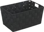 Wenko Cestino Portaoggetti Adria S Nero Scaffale Scatola Organizzatore Bagno Cucina