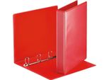 Esselte 49713 Ringbuch PräSentation, Mit Taschen, A4, Pp, 4 Ringe, 30 Mm, Rot