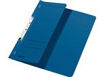 Leitz 3744-00-35 Raccoglitore A Fessura, 1/2 Copertina Anteriore, A4, Pinzatura, Cartoncino Manila 250 G/M², Blu