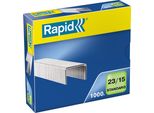 Rapid Heftklammern Standard 23/15, Galvanisiert
