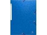 Exacompta 55752E Cartella Angolare Exacompta Scotten, Cartone, Din A4, Blu