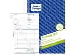 Avery Zweckform® 1230 1230 Fattura - A5, Preperforata, 100 Fogli, Bianco