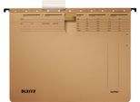 Leitz 1914-30-00 Cartelle Sospese A 10 Tasche Alpha® 1914 In Cartone Marrone Naturale(T)