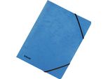 Esselte 44201 Cartella Angolare - A4, Cartone Primario, Blu