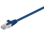 Goobay 68053 Cavo Patch Cat 5E, Sf/Utp, Blu, 0,5 M - Miscela Di Rame Cca