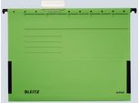 Leitz 1986-00-55 1986 Borsa Appendibile Alpha® - Con Alamari Laterali, Cartone Pendarec, Verde
