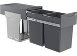 Hailo Pattumiera Da Incasso Tandem 2X15L Raccolta Differenziata