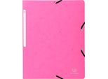 Exacompta 5560E Cartella Angolare Din A4 In Cartone Fucsia