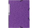 Exacompta 55508E Cartella Angolare Exacompta, Din A4, Cartone, Viola