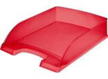 Leitz 5227-00-26 5227 Vaschetta Per Lettere Standard Plus - A4, Polistirolo, Rosso Gelo