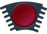 Faber-Castell 125026 Penna A Sfera Connector, Rosso Carminio