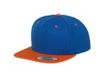 Flexfit 6089MT | Cappellino Classico A Due Toni - Colore: Royal/Orange - Taglia: Unica