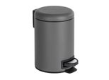 Wenko Bidone A Pedale Per Rifiuti Bidone Per Rifiuti Bidone Per Rifiuti Separatore Di Cosmetici Bidone Leman Grigio