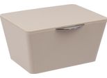 Wenko Scatola Portaoggetti Coperchio Cesto Cassa Brasil Taupe Bagno Cucina Ospiti Wc Ufficio