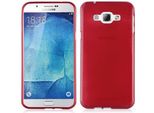 Cadorabo Custodia Per Samsung Galaxy A8 2015 Cover Protettiva In Tpu Rosso Protettivo Custodia In Silicone Cover