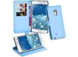 Cadorabo Custodia Per Samsung Galaxy Note Edge Cover Protettiva In Blu Custodia Per Cellulare Cover Chiusura Magnetica