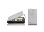 Cadorabo Custodia Protettiva Per Huawei Ascend G700 Custodia In Bianco Flip Case Custodia Del Telefono Cellulare Copertura In Similcuoio