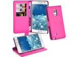 Cadorabo Custodia Per Samsung Galaxy Note Edge Custodia Protettiva In Rosa Custodia Per Cellulare Cover Chiusura Magnetica