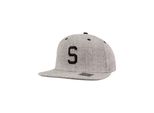 Urban Classics - Cappellino Snapback Letter - S Heather Grau M/L