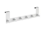 Wenko Appendiabiti Da Porta Bianco 6 Ganci Set Di Ganci Da Appendere Per Porta Binario Per Porta Binario Per Ganci