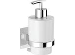 Wenko Distributore Di Sapone Quadro Senza Trapano 250Ml Accessori Per Il Bagno Dispenser Porta Wc