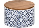 Wenko Contenitore Lorca 0,75 L In Ceramica Coperchio In Bambù