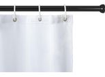 Wenko Binario Telescopico Per Tenda Da Doccia Morsetto Telescopico Nero 7-115 Cm Bagno Wc
