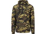 Giacca A Vento Urban Classics Camo Pull Over Woodcamo - Xl