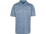 Polo Da Uomo Trespass Monocle Ad Asciugatura Rapida TP4693 (M) (Blu Navy)