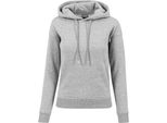 Urban Classics TB1524 | Felpa Con Cappuccio Da Donna Con Polsini A Coste - Colore: Grigio - Taglia: Xs