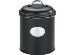 Wenko Scatola Di Latta Contenitore Di Stoccaggio Keep Fresh Nero 1,6L Cucina