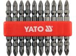 Set Di Punte Da 1/4" (6,3 Mm) Ph2X65 Mm 10 Pezzi"