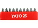 Set Di Punte Da 1/4" (6,3 Mm) Ph2X25 Mm 10 Pezzi"