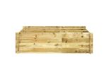 Vidaxl Letto Rialzato 150X100X40 Cm In Legno Di Pino Impregnato