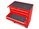 Carrello Da Officina Rosso A 5 Cassetti